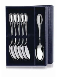 Набор из 6 серебряных столовых ложек «Император»