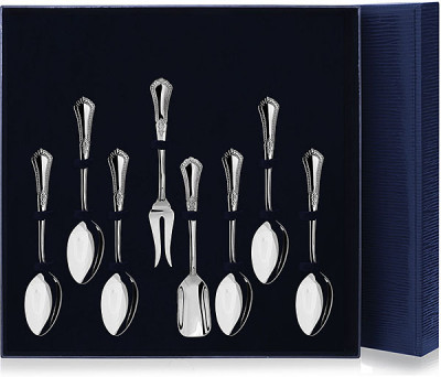 Серебряный чайный набор «Фаворит» из 8 предметов