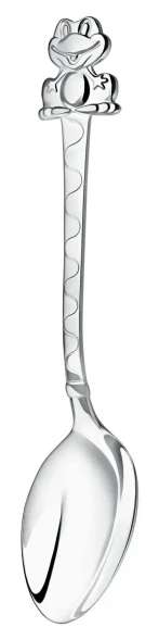 056ЛЖ05801 Серебряная детская ложка «Лягушка»