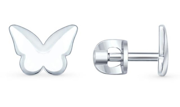 94021926 Серебряные серьги