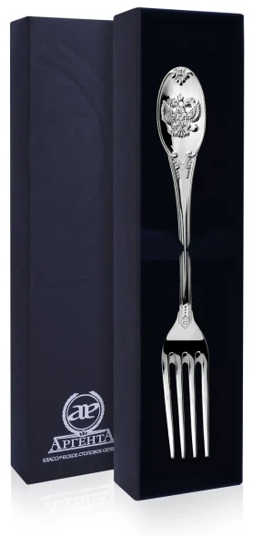 252ВЛ01801 Серебряная столовая вилка «Единство»