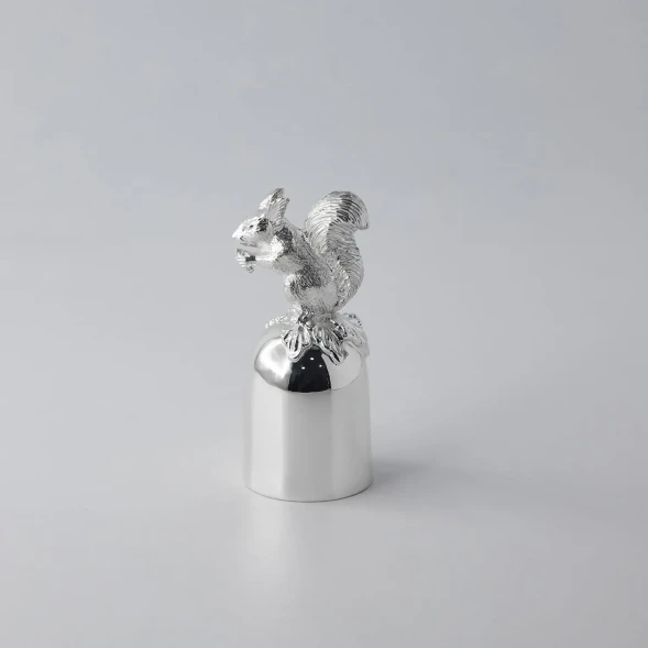 024РМ00801 Серебряная стопка перевертыш «Белка»