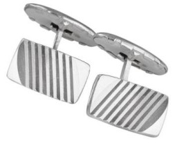 Серебряные запонки