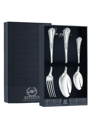 Серебряный столовый набор на 1 персону «Фаворит»