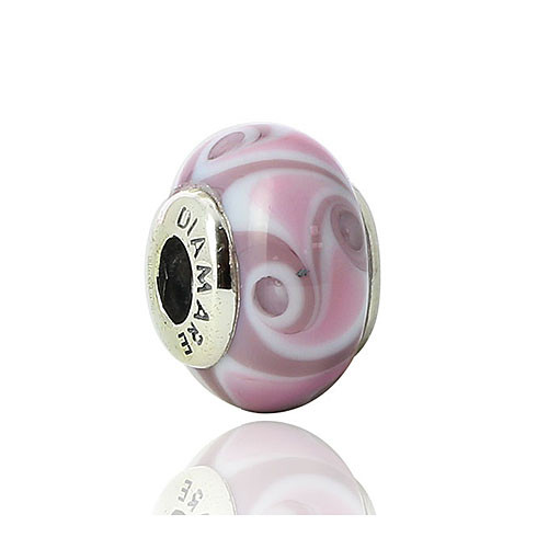 06-01 V321 Серебряный шарм-подвеска «Ванильное утро»