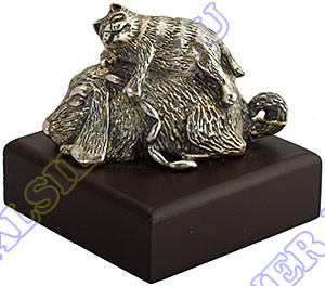 991580-д Серебряная миниатюра «Мне хорошо с тобой»