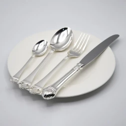 Серебряный столовый набор "Афина" на 6 персон (24 предмета)