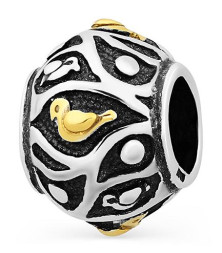 Серебряный шарм-подвеска