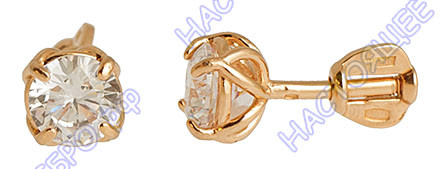 3382623 Серьги с золочением