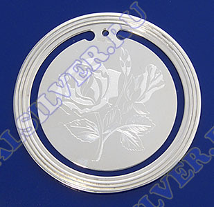 290ЗК22001 Серебряная закладка для книг