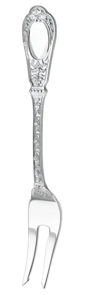 1613ВЛ17801 Серебряная вилка для лимона "Фамильная"