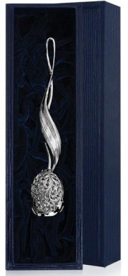 Серебряное ситечко для чая «Тюльпан»