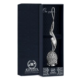 Серебряное ситечко для чая «Тюльпан»