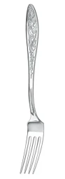 Набор из 6 серебряных столовых вилок «Морозко»