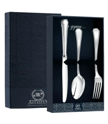 Серебряный столовый набор на 1 персону «Элегант»