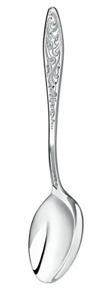 1189НБ01801 Серебряный столовый набор из двух предметов «Морозко»