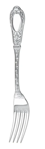 1554ВЛ02801 Серебряная десертная вилка "Фамильная"