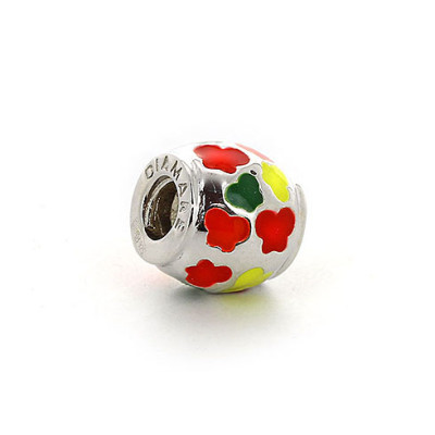 05-00161 Серебряный шарм-подвеска «Цветущий луг»