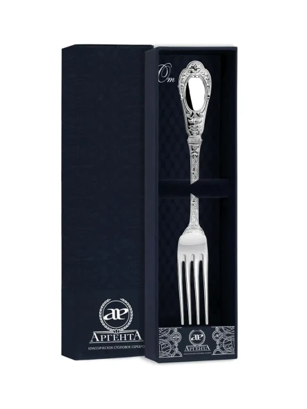 1254ВЛ01801 Серебряная столовая вилка "Фамильная"