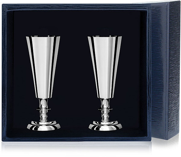 090НБ00801 Набор серебряных рюмок №2 из 2 предметов