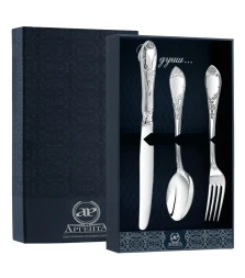 Серебряный столовый набор на 1 персону «Престиж»