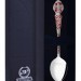 761ЛЖ00007 Серебряная ложка «Ангел-Хранитель» красной с эмалью в подарочном футляре
