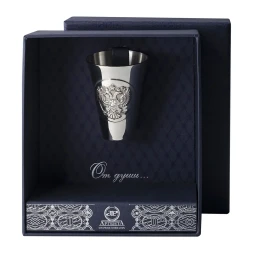 Серебряная стопка «Герб»