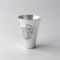 Серебряная стопка «Герб»