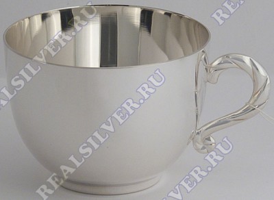 3400070393-1 Серебряная чашка для чая
