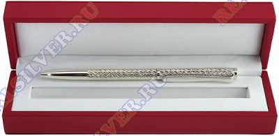 3400850891-1 Шариковая ручка с алмазной огранкой в подарочном футляре