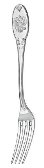 156НБ01801 Серебряный столовый набор "Единство" на 1 персону (2 предмета)