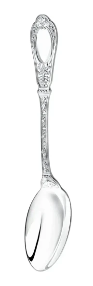 1574ЛЖ02801 Серебряная десертная ложка "Фамильная"