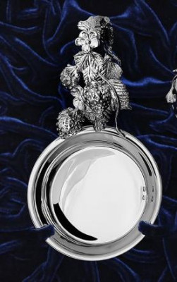 Серебряная подставка под ситечко