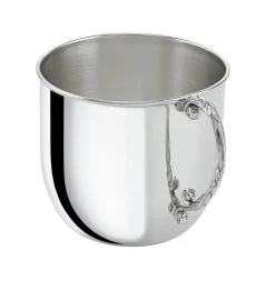 Набор детского серебра с кружкой «Мишутка» и погремушкой