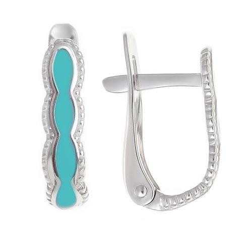 52995413ЭР Серебряные серьги