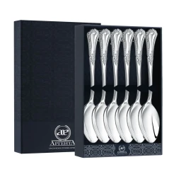 Серебряный десертный набор «Фаворит» на 6 персон (6 предметов)