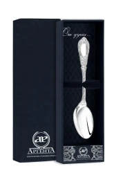 Серебряная кофейная ложка "Фамильная"