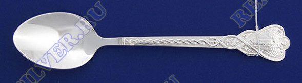 3400060258ф Серебряная чайная ложка «Ангел Хранитель»