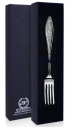 Серебряная десертная вилка «Морозко»