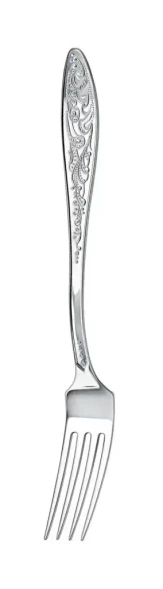 039ВЛ02801 Серебряная десертная вилка «Морозко»