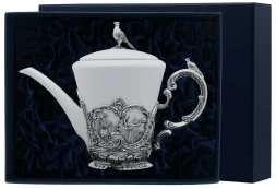 Серебряный чайник «Королевская охота»