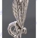 117СЧ03001 Серебряная ложка для заварки «Стрекоза» в подарочном футляре