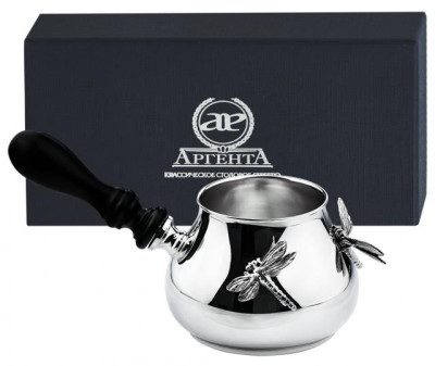 Серебряная турка для кофе «Стрекоза»