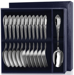 Серебряный столовый набор "Престиж" на 6 персон (12 предметов)