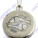 10130032Р05 Медальон «Знак Зодиака Рыбы» с чернением