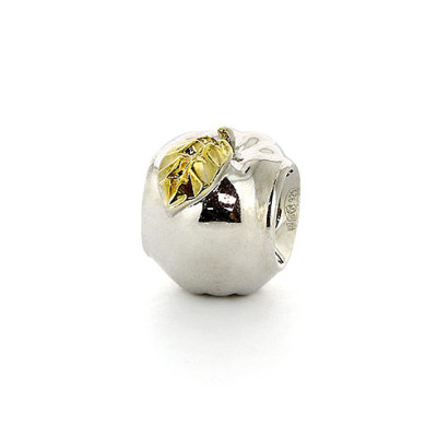 05-0019 Серебряный шарм-подвеска «Яблоко»