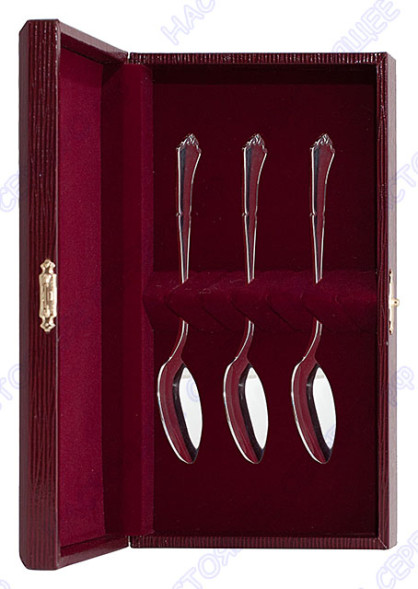 8332 Серебряный чайный набор на 3 персоны