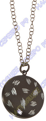 Цепочка с подвеской с эмалью