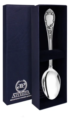 153ЛЖ03806 Серебряная чайная ложка «Престиж» с чернением