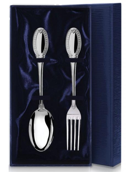 176НБ01801 Серебряный столовый набор на 1 персону «Император»